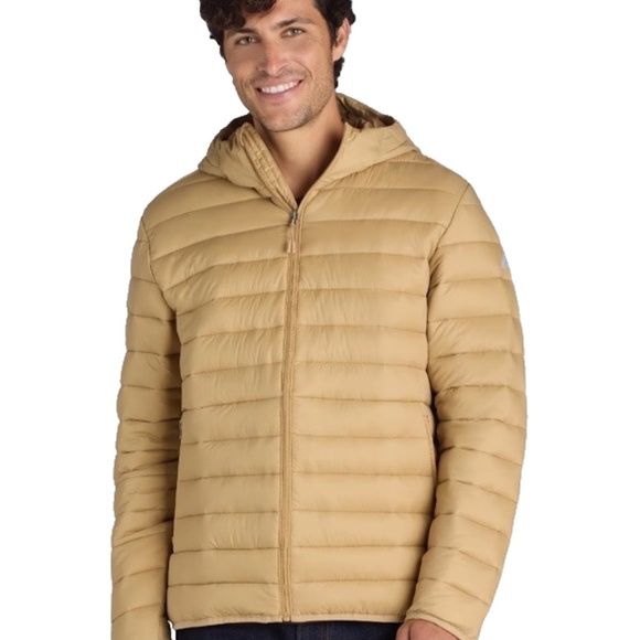 Ozark Trail Beige Hooded Puffer Jacket - Picture 2 of 7